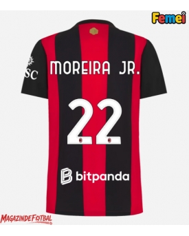 AC Milan Diego Moreira #22 Tricou Fotbal Replică 2026-27 Femei Acasa AC Milan Diego Moreira #22 Tricou Fotbal Replică 2026-27 Femei Acasa